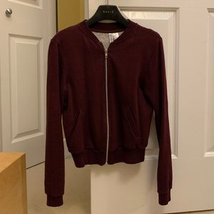 Burgundy Jacket